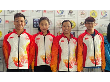 【游泳】卓銘浩劉平兒膺最佳泳手 港隊亞洲分齡賽奪14金23銀16銅